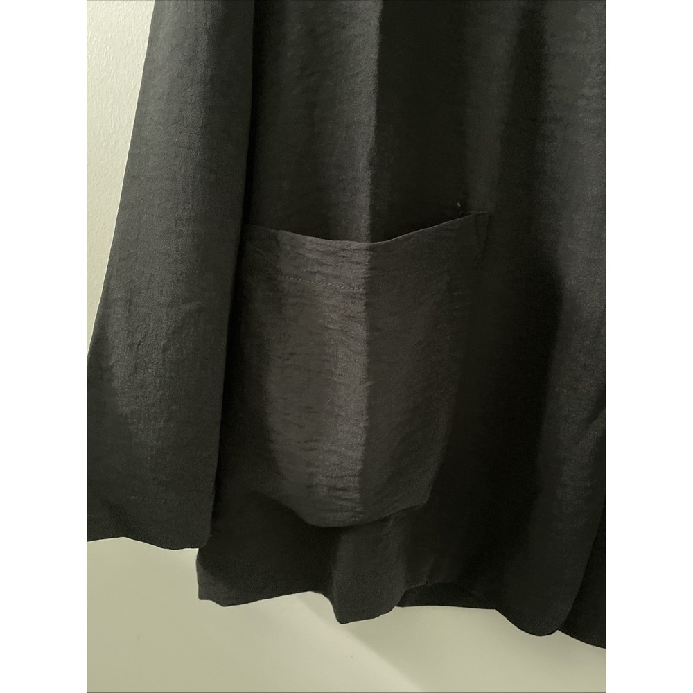 Culture Code XL Black Rhinestone Bee Blazer NWT‎ Pleated Back Jacket - Picture 2 of 16